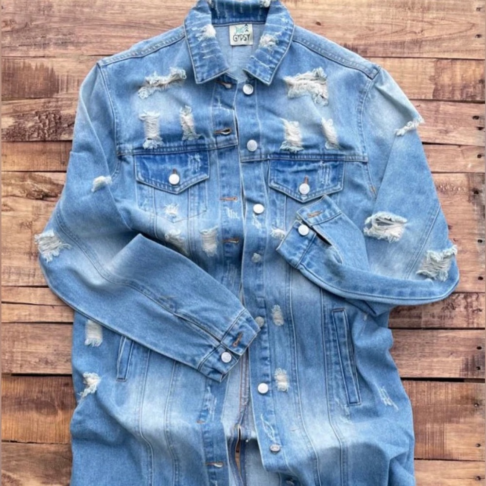 Denim duster